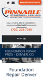Mobile Screenshot of pinnaclestructuralservices.com
